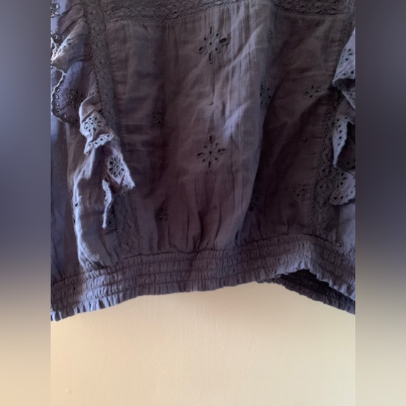 / Aerie Ruffle Eyelet Top | XXL - Picture 4 of 9